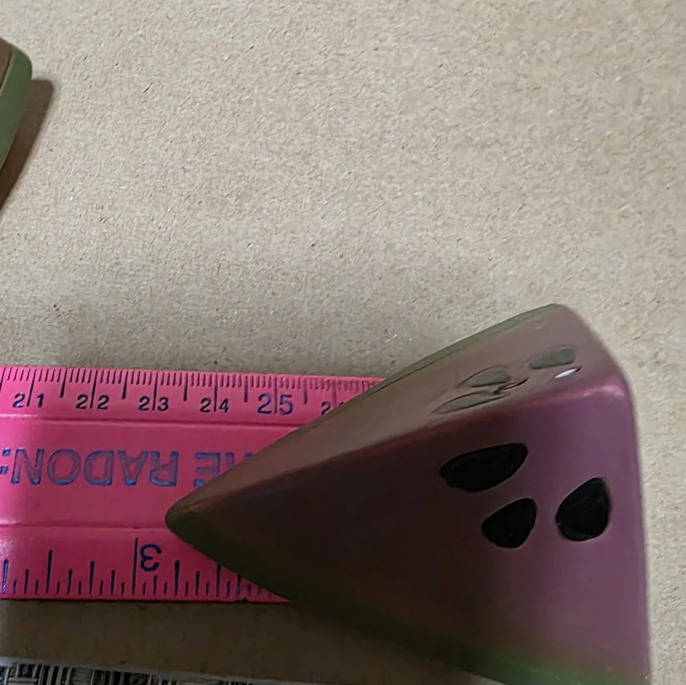 Vtg Watermelon Wedge Salt And Pepper Shaker Set